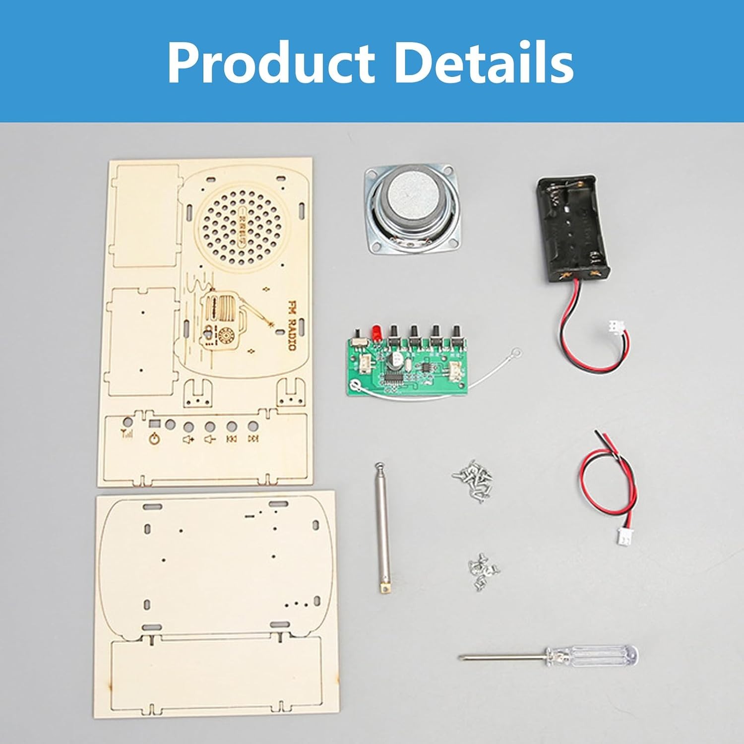 어린이용 FM 라디오 키트, STEM 프로젝트, 과학  - Electronics And Gadgets With Y 리뷰 및 가격