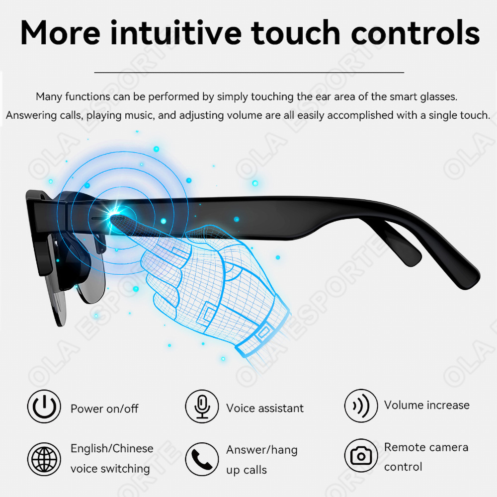 새로운 스마트 안경 V5.3 블루투스 통화 고품질 헤드 - Smart Glasses Ar 리뷰 및 가격