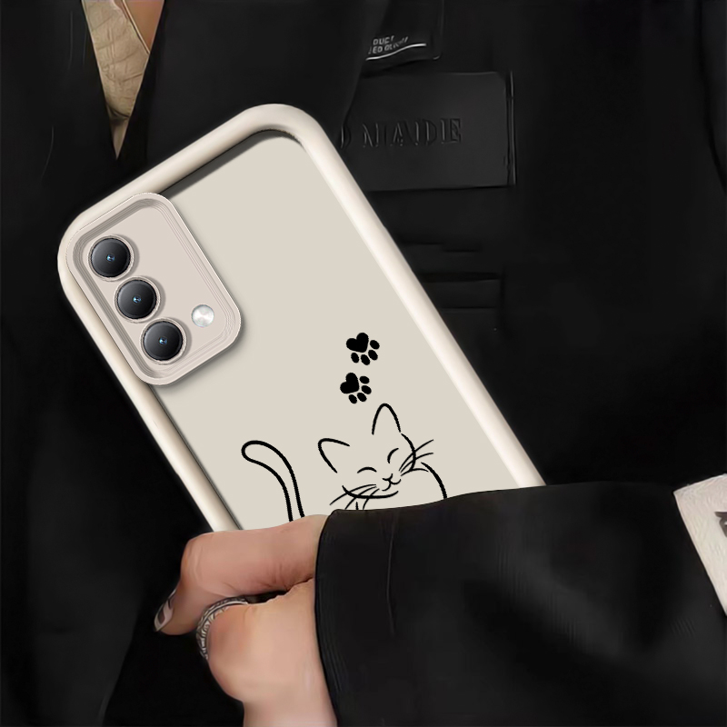 귀여운 고양이 디자인의 검은색 OPPO A94, A95 - Oppo A78 리뷰 및 가격