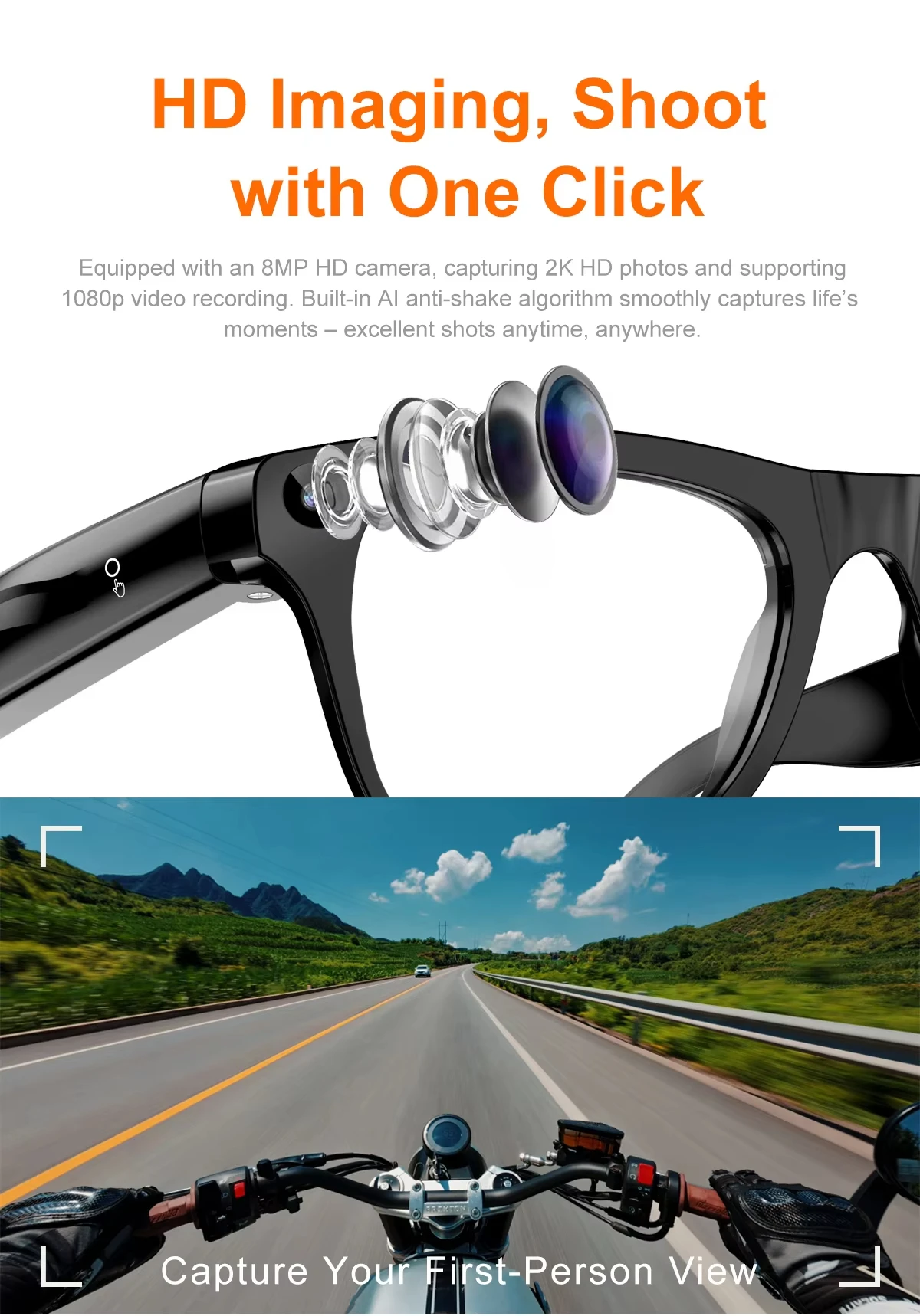 레노버 스마트 카메라 안경 HD 비디오 블루투스 통화  - Smart Glasses Ar 리뷰 및 가격