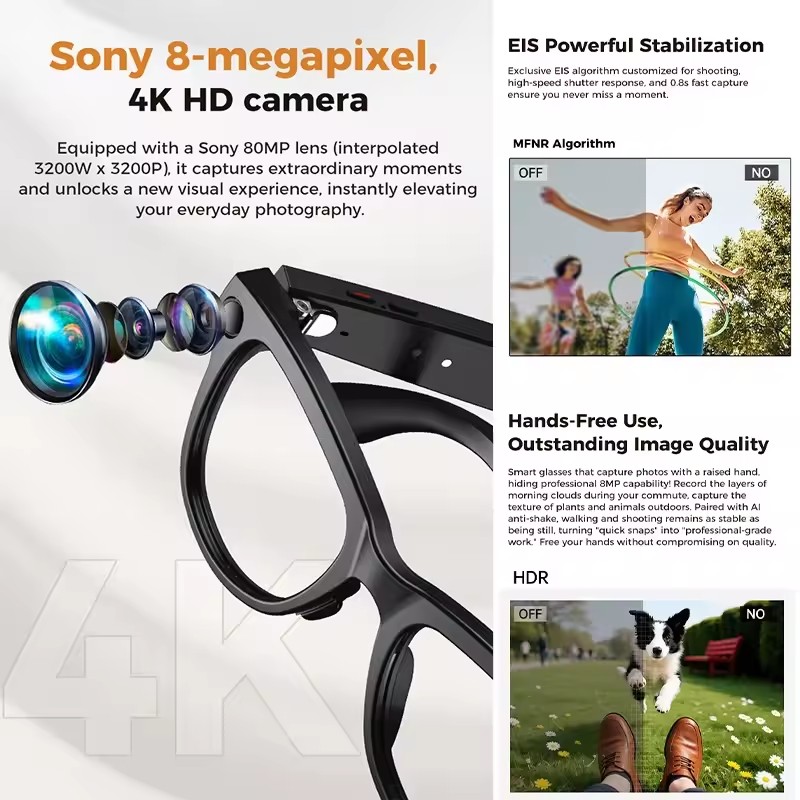 3600mAh 파워 뱅크 스마트 안경 800W 4K H - Smart Glasses Ar 리뷰 및 가격