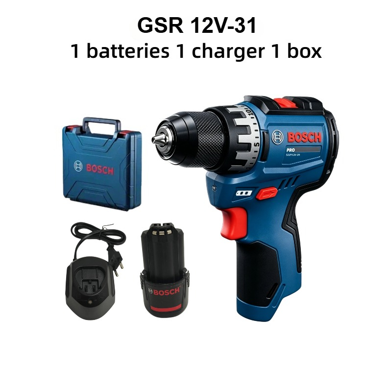 보쉬 프로페셔널 GSR 12V-31 무선 드릴 12V  - Electro Gadgets 리뷰 및 가격