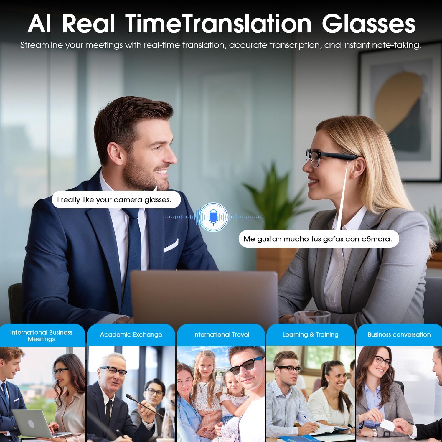 2026년형 새로운 4K HD 800W 카메라 스마트  - Smart Glasses Ar 리뷰 및 가격